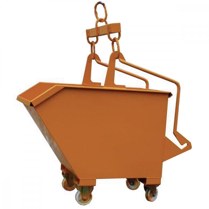 Benne à déchets passe porte 500 L - Bennes de manutention - Capacité 500 litres, dimensions 1560 x 750 x 1390 mm