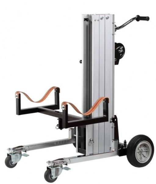 Élévateur télescopique manuel BD2 - capacité 180 kg, course 3980 mm, fourches réglables