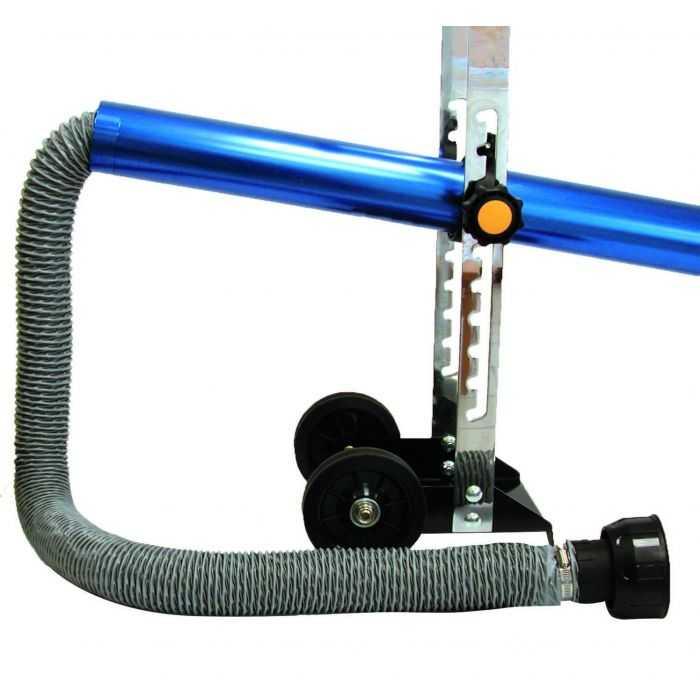 Aspirateur gaz mobile pneumatique 5m Ø75mm