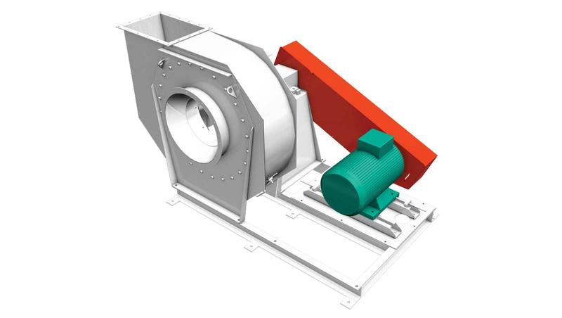 Ventilateurs centrifuges à haute pression à turbine ouverte ou fermée - XRCHA et XRHA - jusqu'à 10 000 Pa et 29 m³