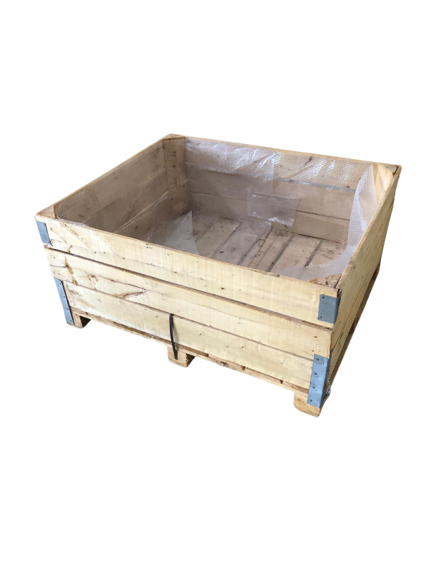 Palox bois 1210 - 440 litres, gerbable, dimensions extérieures 120 x 100 x 60 cm, en très bon état