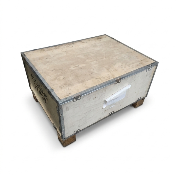 Caisse Expédition bois 80M - caisse palette bois d'occasion, gerbable, dimensions ext. 80x60x42 cm