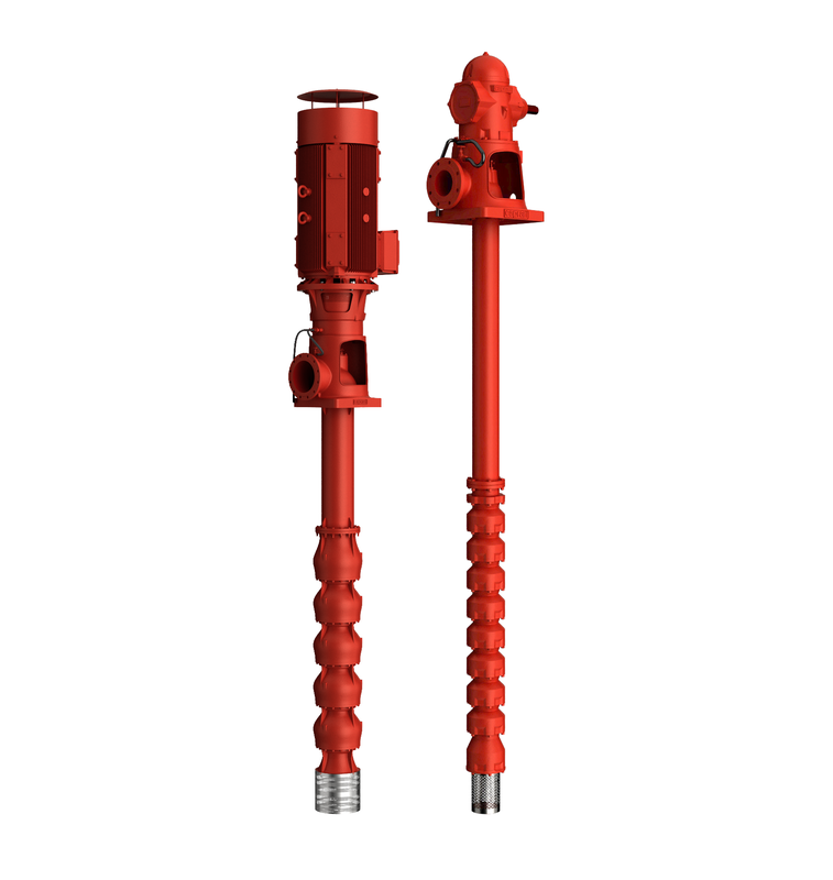 Série P.E EN12259-12 - Pompe centrifuge modulaire pour incendie, débit jusqu'à 325 l/s, hauteur 280 m