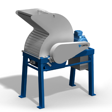 Broyeur TCF10 - broie béton non-armé, briques et céramiques fragiles, production 1-2 m³/h