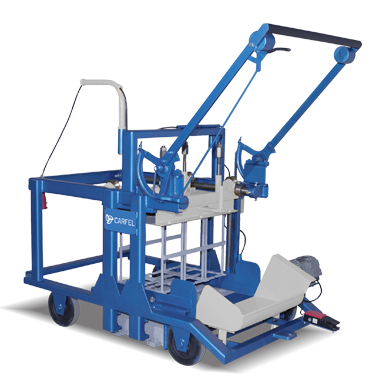 Machine pondeuse mécanique pour blocs - manuelle, 1,5 kW, 230/400 V, 150 m²
