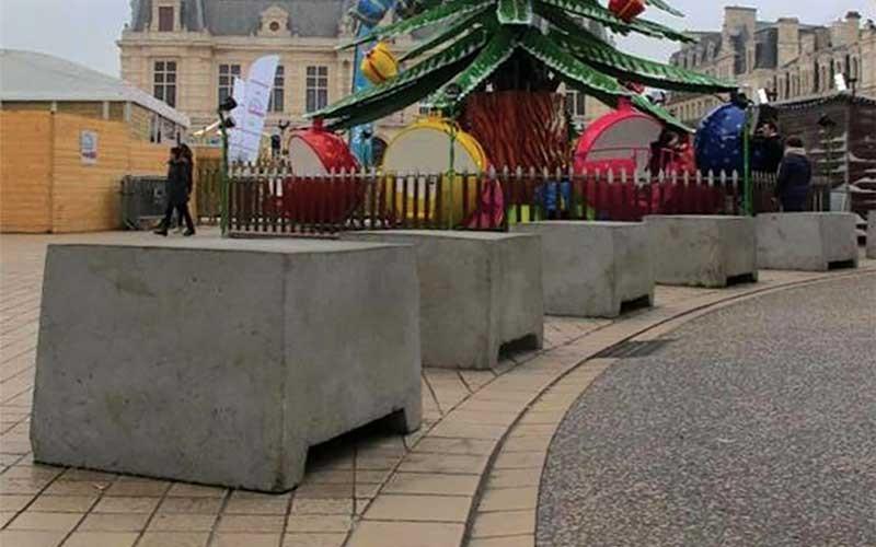 Bloc anti-bélier béton T1032 - 3 dimensions disponibles (500 à 1000 kg) - Fabriqué en France
