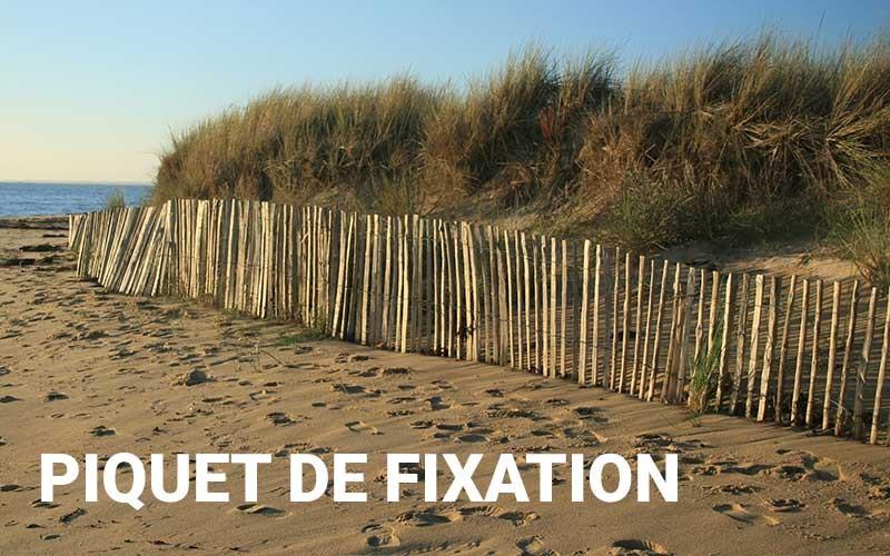 Piquet de fixation pour ganivelle M1503 - Longueur 1800 mm - Option M1