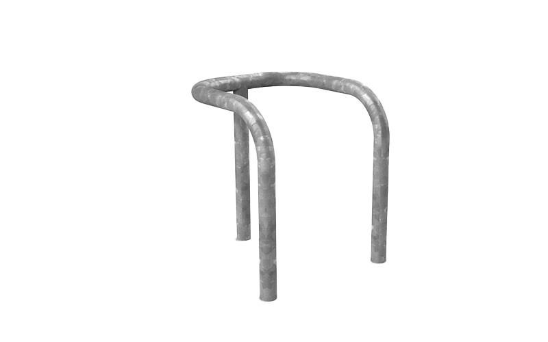 Etrier candélabre de sécurité Ø 60 acier galva - C4081 - Hauteur 869 mm
