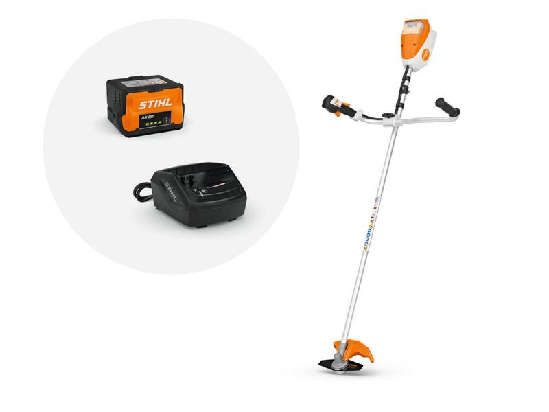 Débroussailleuse à batterie FSA 80 Stihl - 36V, diamètre coupe 380 mm, avec batterie AK 30 et chargeur