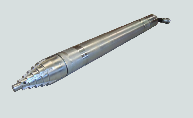 Fusée de fonçage pneumatique TERRA-HAMMER TU 080 SK - diamètre 80 mm, longueur 1,41 m, poids 39 kg
