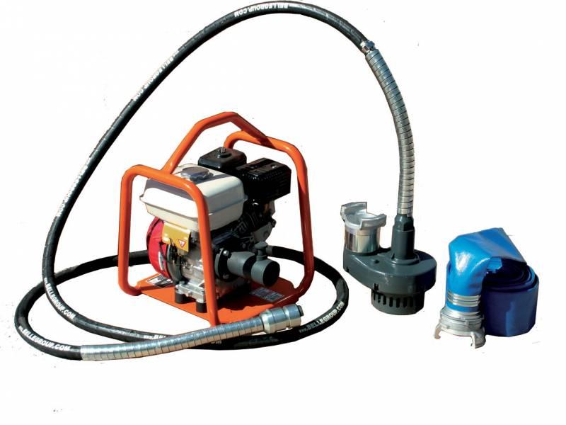 Moto pompe BGA Altrad 70 m³/h - débit maximal 70 m³/h, hauteur de refoulement 20 m