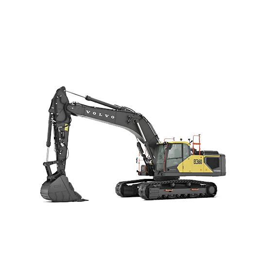 Pelle hydraulique Volvo EC360 - 36 t - Moteur Stage V - Poids 41530 kg - Chenilles