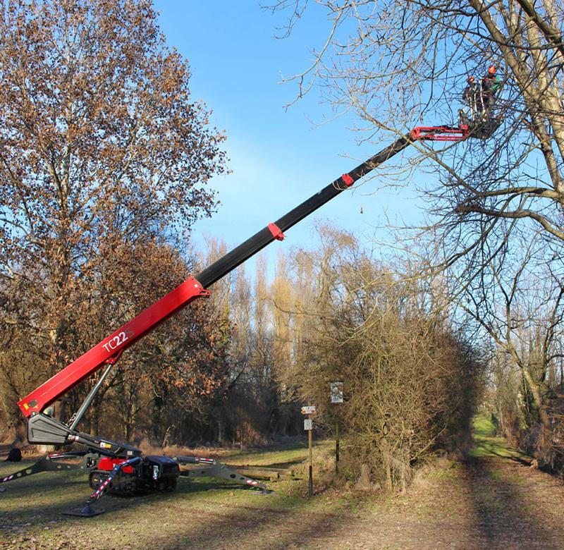 Nacelle sur chenilles TeleCrawler22S - hauteur de travail 22 m, capacité 230 kg
