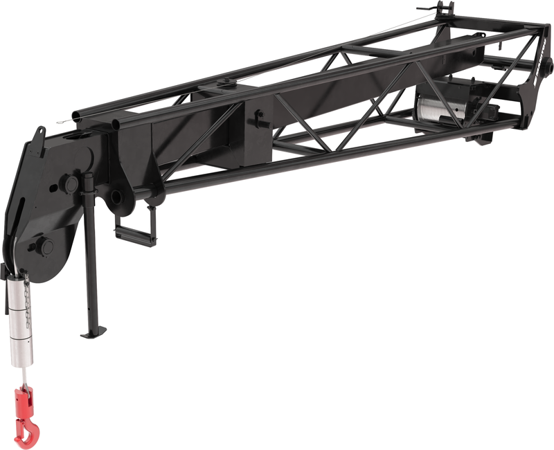 Potence-treuil extensible - capacité 800 kg, déport max 4525 mm