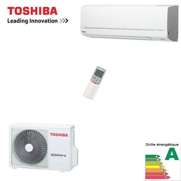 Climatiseur Toshiba RAS-107SAV-E6 - mural réversible inverter pour 20 à 30 m²