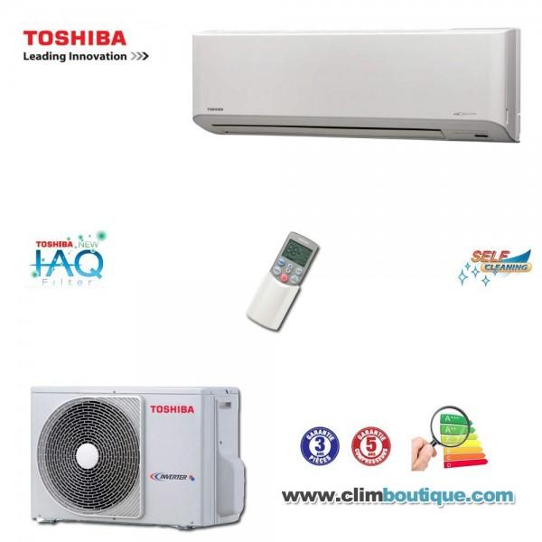 Climatisation Toshiba RAS-B22N3KV2 - Mural réversible Inverter, 50 à 60 m², classe énergétique A/A