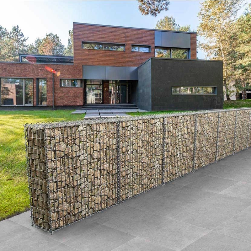 Gabion rectangulaire L1000 x P300 x H1000 mm - Maille 100x50 - Fil 4.5 mm galvanisé à chaud - Acier
