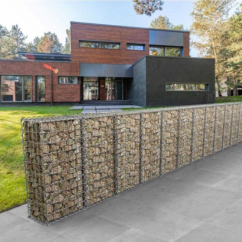 Gabion rectangulaire L500 x P300 x H1000 mm - Maille 100x50 en fil 4.5 mm galvanisé à chaud - Ref GABION50-30-100