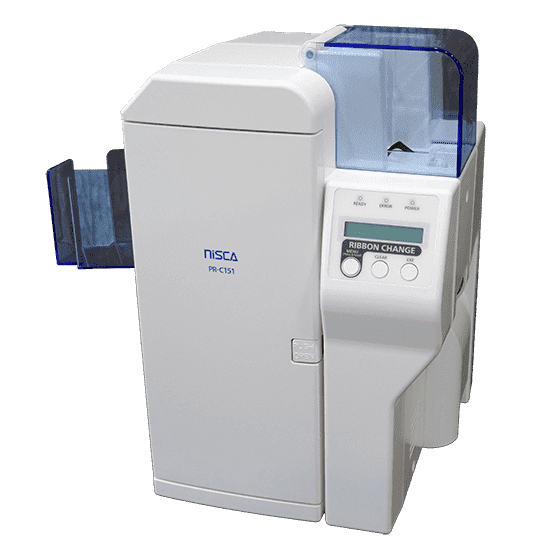 Imprimante Nisca PR-C151 - imprimante à cartes plastiques avec encodage magnétique ou RFID et laminage sécurité