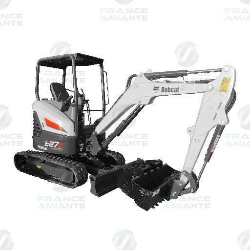 Mini pelle 2,7 tonnes Bobcat E27Z - Location pelle compacte à déport zéro