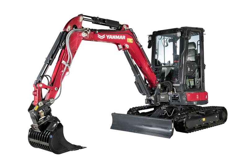 Mini pelle ViO38-6 YANMAR - Zero Déport Arrière - 25.3 CV Diesel - Poids 3.7 t