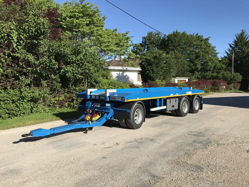 RR26T AMPLIROLL - Remorque porte benne, longueur maxi benne 6,5m, freins à disques, EBS
