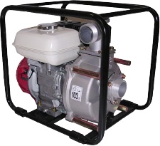 Motopompe auto-amorçante CE2A TDS2-80HA – Eaux chargées – Moteur Honda GX160U1 5,5 CV essence – Débit maxi 60 m³/h