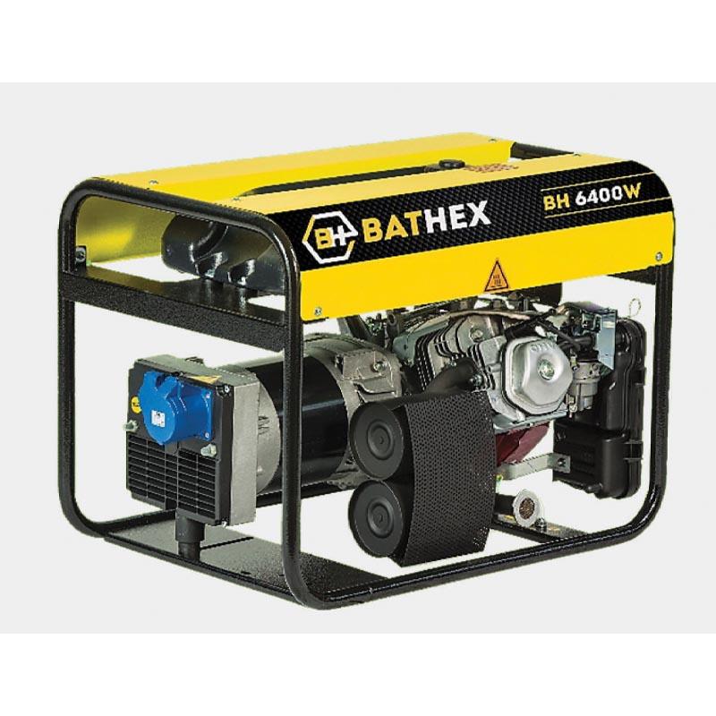 Groupe électrogène BH-6400W de la marque BATHEX - 6.4 kW, 230V, 50Hz, 76kg, 11L, 5.1h