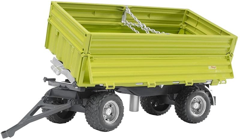 Remorque basculante FLIEGL BRUDER BR02203 - Verte - Dimensions 50 x 30 x 20 cm
