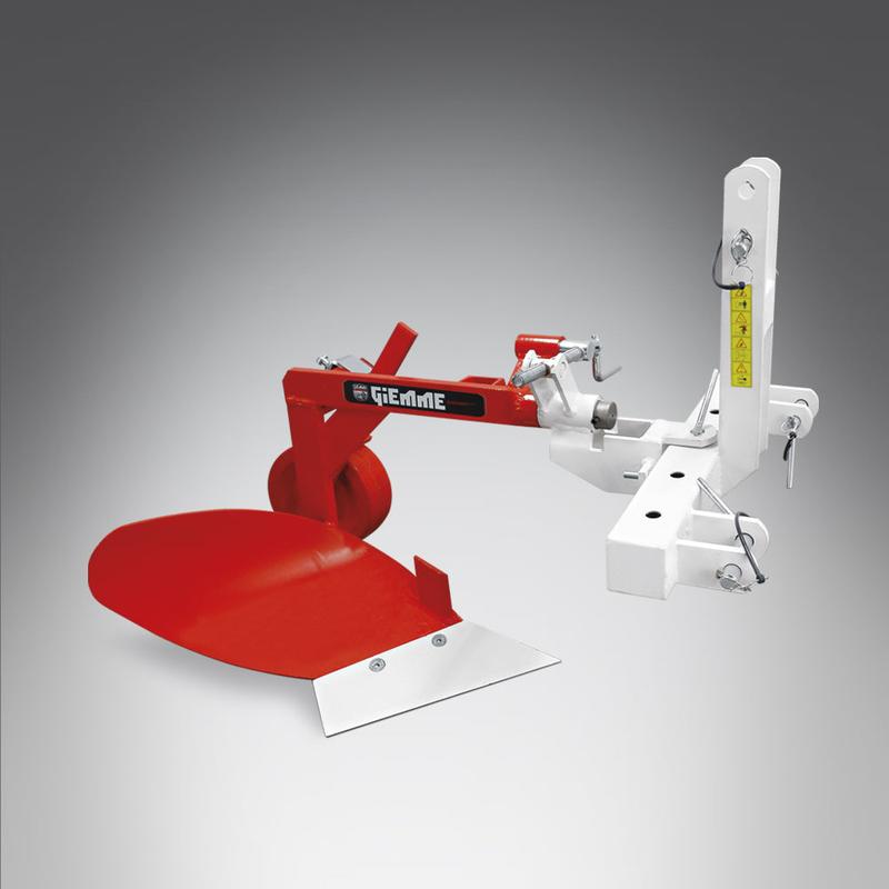 Charrue DP mono-soc Giemme Machinery - pour tracteurs de 12 à 40 ch - préparation du sol et lits de semence