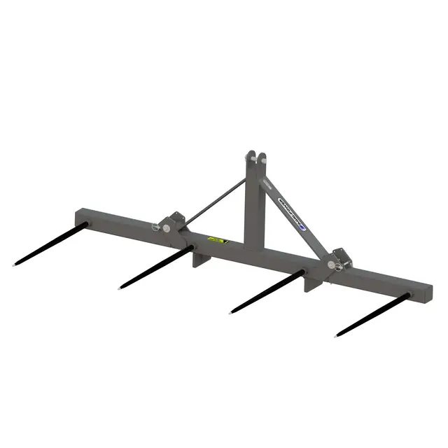 PIQUE 2 BALLES N°4 REPLIABLE Ø36 CCAV 4 DENTS 1100 GRIS - Agri-Power, 3 points catégorie 4, arrière