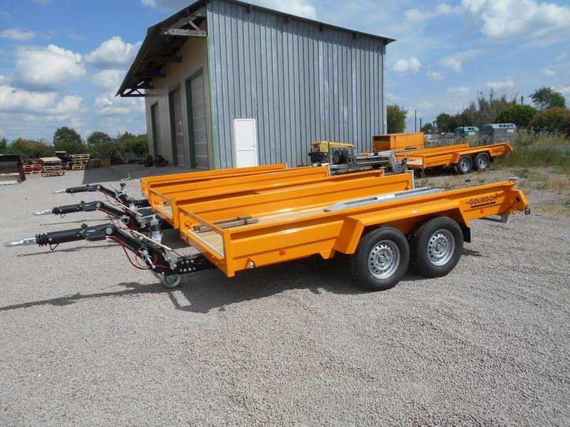 Remorque Gourdon VPR 350 neuve - PTAC 3500 kg, charge utile 2750 kg, plateau 360 x 170 cm