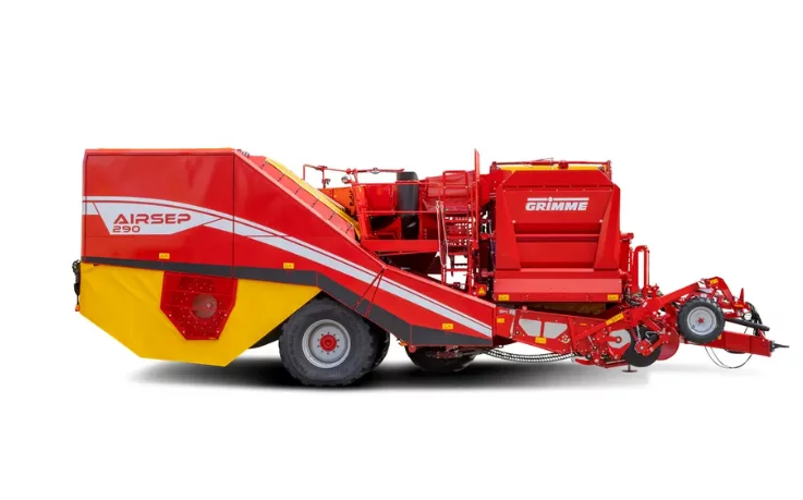 Arracheuse AIRSEP 290 GRIMME - Technique de récolte pour pommes de terre à deux rangs