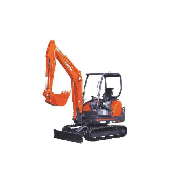 Pelle à la chenille Kubota-2T7 – Modèle KX 71-3 - Location à la journée