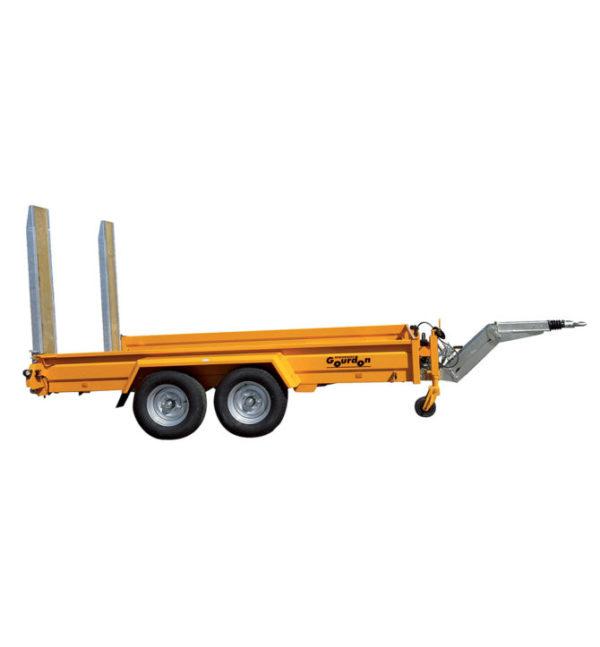 Remorque 2T5 Gourdon – Modèle GPA 250 - PTC 2 500 kg, charge utile 1 900 kg, 5,03 x 2,07 m