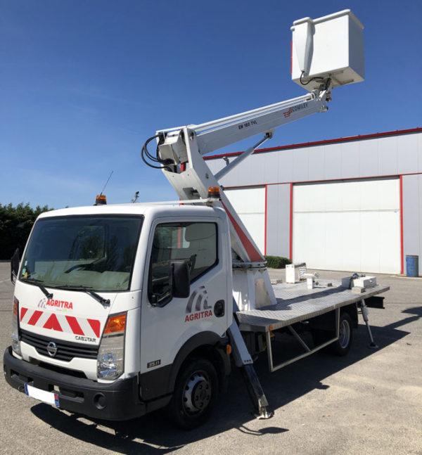 Nacelle S/V L17 M – Comilev – Modèle EN 160TVL - Hauteur max. 16,50 m - Moteur diesel - Location à la journée
