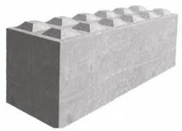 Blocs béton empilables de 30 à 240 cm - Eléments béton modulaires avec tenons pyramidaux