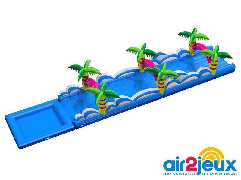 S448 AQUA GLISS PALMIER - Pictogramme Zone de course 15,4 × 3 × 2,4 m - À partir de 4 ans