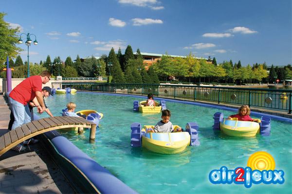 Bassin gonflable #G275 avec 5 paddler - 10 × 6 × 0,8 m - Capacité 25 m³ - Grands jeux multi-activités
