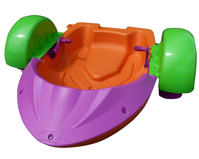 Bateau Mississippi gonflable - Jeu aquatique pour enfants de plus de 6 ans - 2 joueurs - 1,30 m