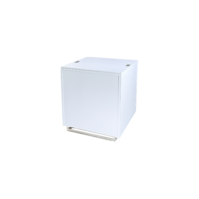 Buffet UP 80x80 - console multi-fonction en bois, blanc ou noir, 90 cm de hauteur, stickable et personnalisable