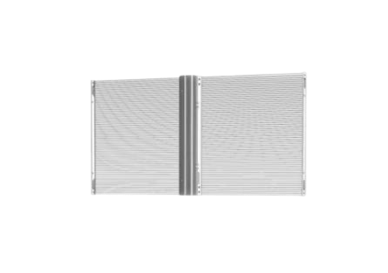 Panneau LED transparent intérieur P3.9 - sur mesure, 6000 cd/m², 75% transparence