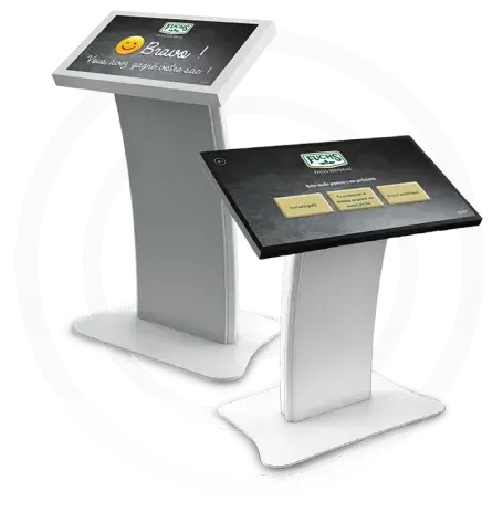 Application tactile Quizz - solution pour questionnaires et enquêtes de satisfaction