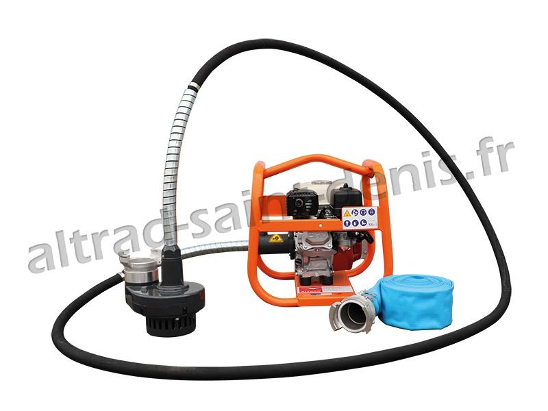 Pompes à eau BGA submersibles 70 m³/h - gaine 5 ou 7 m - moteur Honda ou Worms essence - réf. B165-9-047C, BBGAP02C