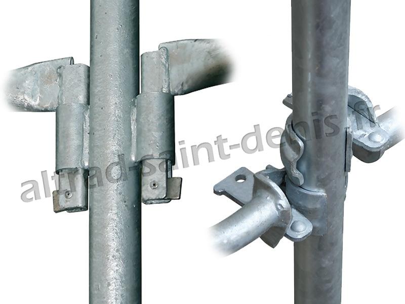 Echafaudage MAG 42 galvanisé - Classe 3 (200 kg/m²) - Ø montants 42 mm - Pour façadiers et peintres