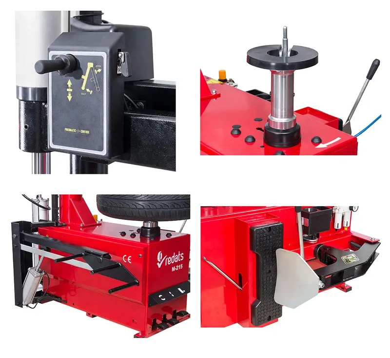 Démonte pneu semi-automatique M-215 REDATS - 380V - 2.5T - pour pneus RUNFLAT et profils bas