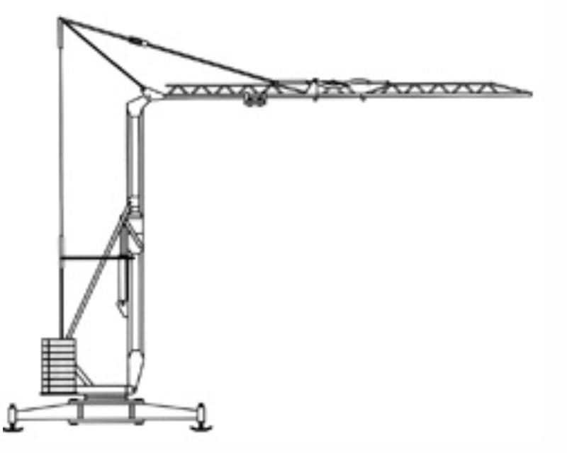 Grue SPEED CRANE - tractable VL Permis BE - 1.5t à 5.8m, 1t à 8.5m - 220V/380V