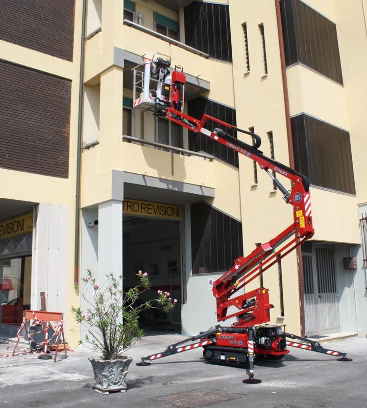 Nacelle Goldlift 14.70 IIIS - Moteur thermique ou électrique, système de contrôle IIIS