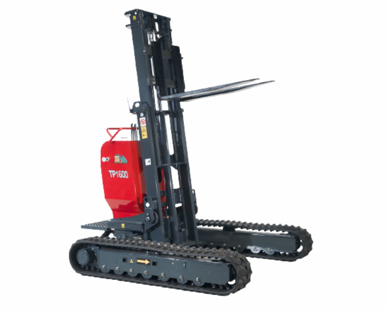 TP1600 - Chariot élévateur sur chenilles à voie variable pour charges jusqu'à 1.5 tonnes
