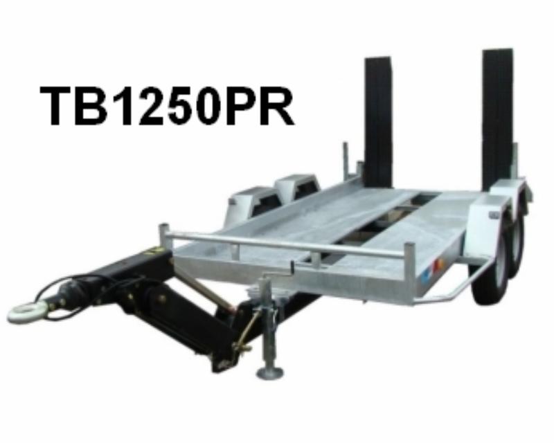 TB 1250PR - Remorque - Charge utile 950 kg - Poids total 1350 kg - Dimensions 1,50 m x 0,95 m